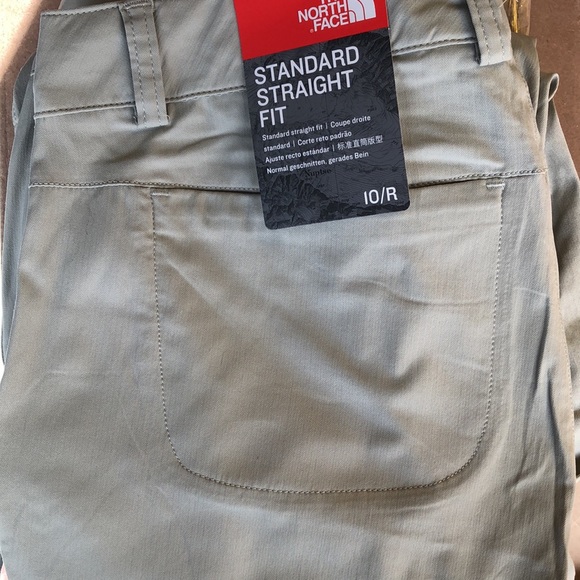 🆕The North Face Women’s Aphrodite Straight Pants Granite Bluff Tan ~ Size 10R - Picture 5 of 5